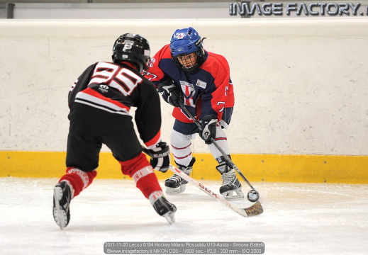 2011-11-20 Lecco - Hockey Milano Rossoblu U10